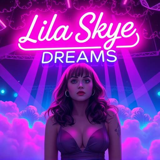 Album cover for 'Electric Dreams' by Lila Skye, a pop album recorded at Sonic Alchemy Studios.